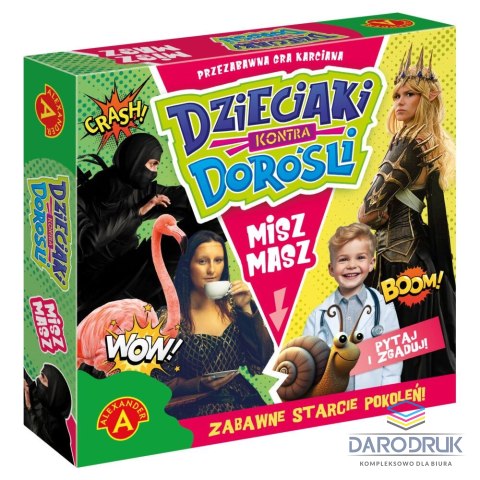 Alexander Gra planszowa MISZ MASZ DZIECIAKI KONTRA DOROŚLI Alexander