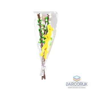 Arpex Gałązka Bazie małe z listkami 24 cm Arpex (VJ2561)