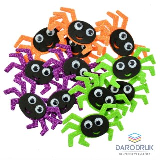 Arpex Naklejka (nalepka) piankowe brokatowe Halloween mix Arpex (HA7249)