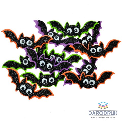 Arpex Naklejka (nalepka) piankowe brokatowe Halloween mix Arpex (HA7249)