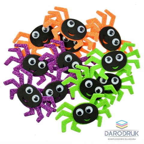 Arpex Naklejka (nalepka) piankowe brokatowe Halloween mix Arpex (HA7249)