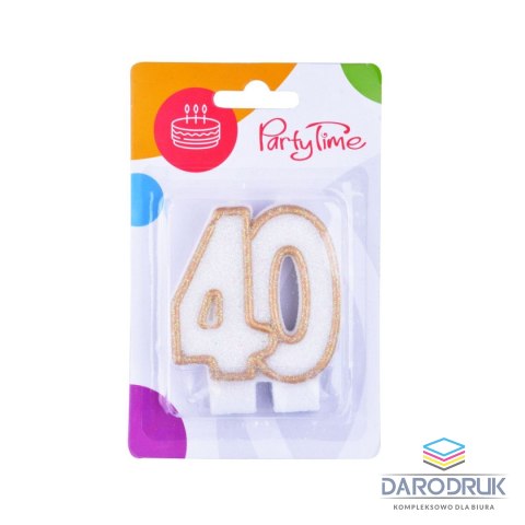 Arpex Świeczka urodzinowa Brak jubileuszowe Arpex (DS9624)