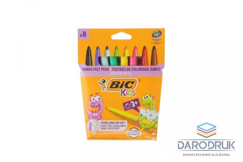Bic Kids Flamaster 8 kol Visacolor XL 3270220010739 8 kol. Bic Kids (8290063)