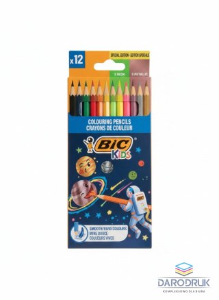 Bic Kredki ołówkowe COSMO eco 3086124125055 12 kol. Bic (301839)