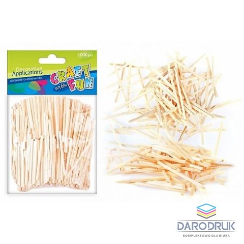 Craft with Fun Ozdoba drewniana patyczki Craft with Fun (291075)
