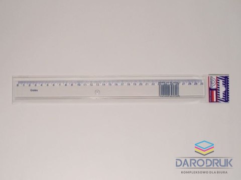 Grales Linijka plastikowa 30cm Grales (L30 bl)