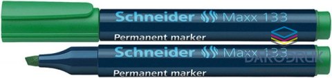 Schneider Marker permanentny Maxx 133 wkład zielony 1,0-3,0mm ścięta końcówka Schneider (SR113304)