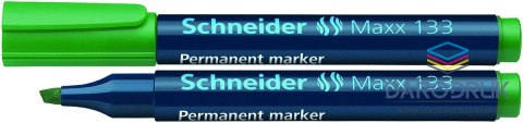 Schneider Marker permanentny Maxx 133 wkład zielony 1,0-3,0mm ścięta końcówka Schneider (SR113304)