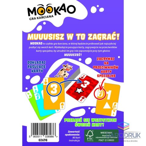 Trefl Gra karciana MooKao Trefl (02698)