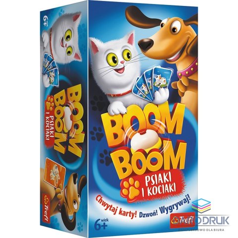 Trefl Gra planszowa Boom Boom Psiaki i Kociaki Trefl (01993)