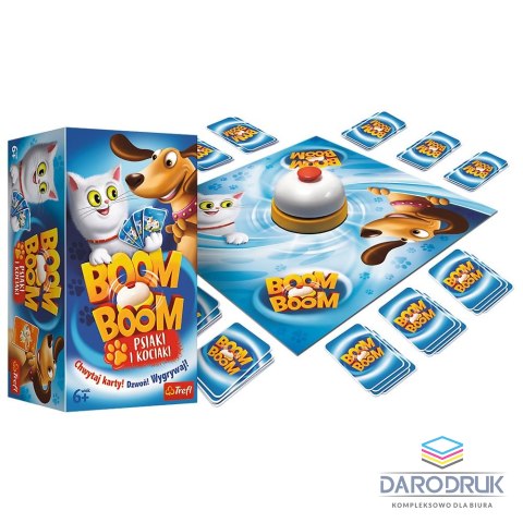 Trefl Gra planszowa Boom Boom Psiaki i Kociaki Trefl (01993)