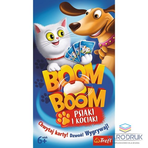 Trefl Gra planszowa Boom Boom Psiaki i Kociaki Trefl (01993)