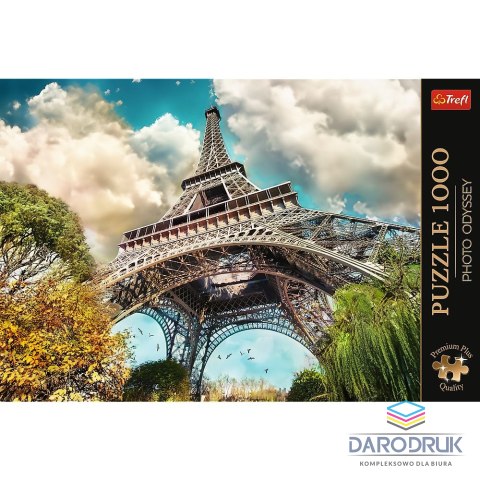 Trefl Puzzle Premium Plus Wieża Eiffel w Paryżu, Francja 1000 el. Trefl (10815)