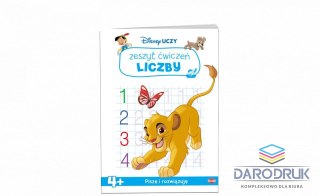 Ameet Książka dla dzieci Disney Uczy. Zeszyt ćwiczeń. Liczby Ameet (UDZ 9304)