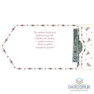 Henry Kartka składana A5 Karnet A5 SLUB RÓŻE Z TORTU Henry (5905701482887)