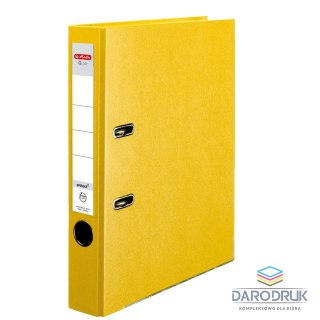 Herlitz Segregator dźwigniowy Q. file Standard 0011167517 A4 50mm żółty Herlitz (300003092)