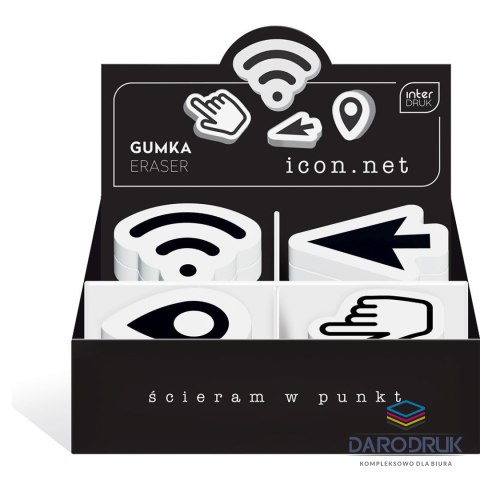 Interdruk Gumka do mazania ICON NET Interdruk (IGUMKAICON.N)