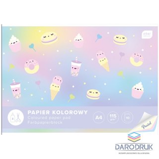 Interdruk Zeszyt papierów kolorowych A4 115g 10k Interdruk (5902277294166)