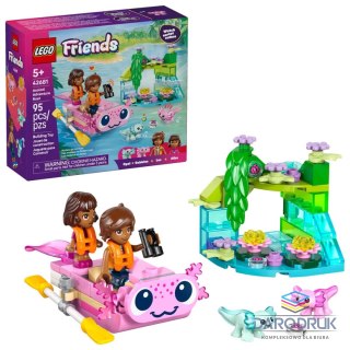 Lego Klocki konstrukcyjne Friends Przygoda na aksolotlowej łodzi Lego (42681)