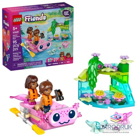 Lego Klocki konstrukcyjne Friends Przygoda na aksolotlowej łodzi Lego (42681)