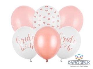 Partydeco Balon gumowy Bride to be, mix mix 300mm Partydeco (SB14P-328-000-6)