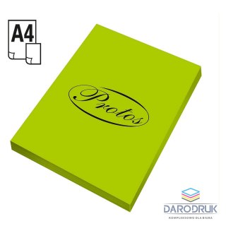 Protos Papier kolorowy A4 zielony 100k. 80g Protos