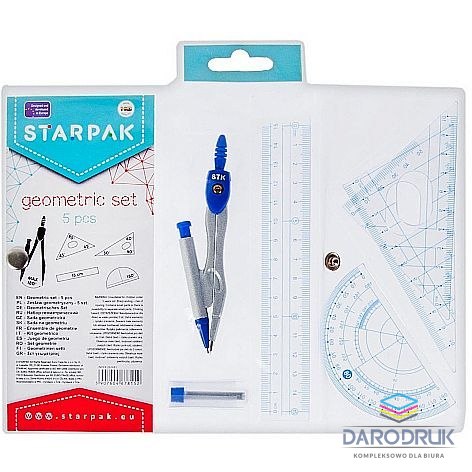 Starpak Komplet geometryczny 5 el. Starpak (262681)