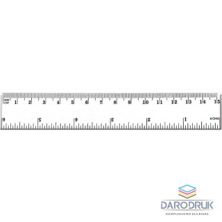 Tetis Linijka plastikowa 15cm Tetis (BL002-A)