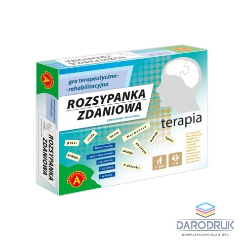 Alexander Gra logiczna TERAPIA Rozsypanka zdaniowa Alexander