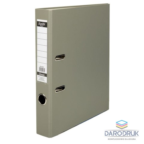 Bantex Segregator dźwigniowy Classic A4 50mm szary Bantex (400143827)