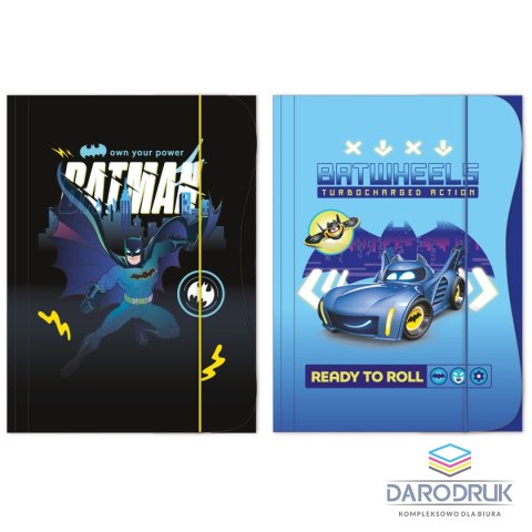 Beniamin Teczka kartonowa na gumkę Batman Kods A4 mix 270g Beniamin (6464)