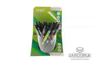 Cresco Długopis FOOTBALL LIVE 5 907 464 221 437 wkład niebieski 1,0mm Cresco (600020-M)