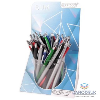 Cresco Długopis standardowy Pastel wkład niebieski 1,0mm Cresco (5907464215702)