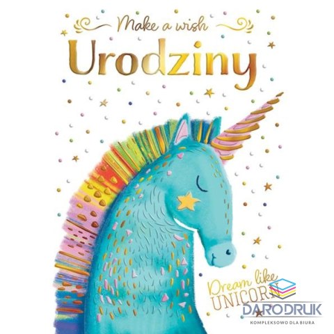 Henry Kartka składana B6 B6 Jednorożec z gwiazdą Henry (5905701483686)