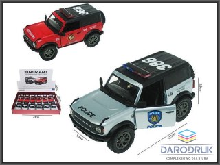 Hipo Samochód Ford Bronco Back 1:34 Policja Straż Pożarna z napędem Hipo (HXKT261)