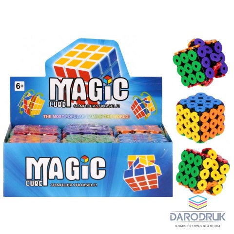 Mega Creative Układanka kostka magiczna guzik 6x6x6 Mega Creative (553093)