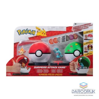 Orbico Sp. Z O.o. Gra zręcznościowa POKEMON Surprise Attack Chimchar Poké Ball vs. Wynaut Friend Ball Seria 3 Orbico Sp. Z O.o. (PKW3166)