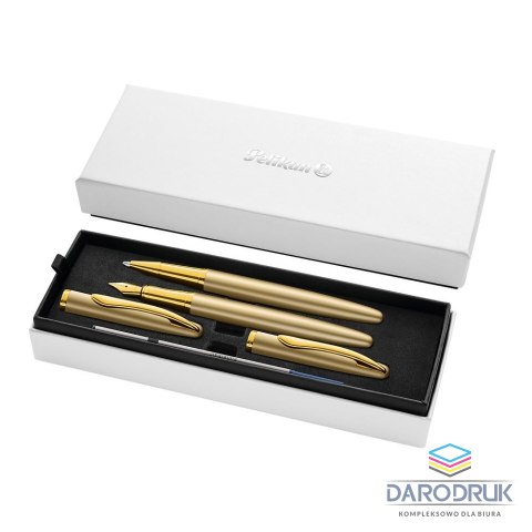 Pelikan Zestaw piśmienniczy Jazz Noble Elegance Gold pióro wieczne + pióro kulkowe Pelikan (400197474)