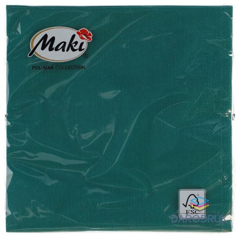 Pol-mak Serwetki szmaragdowy bibuła [mm:] 330x330 Pol-mak (00053)