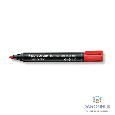 Staedtler Marker permanentny wkład czerwony 5,5-7mm okrągła końcówka Staedtler