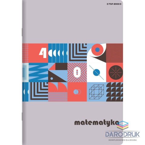 TOP-2000 Zeszyt A5 matematyka 60k. 70g kratka TOP-2000 (400169455)