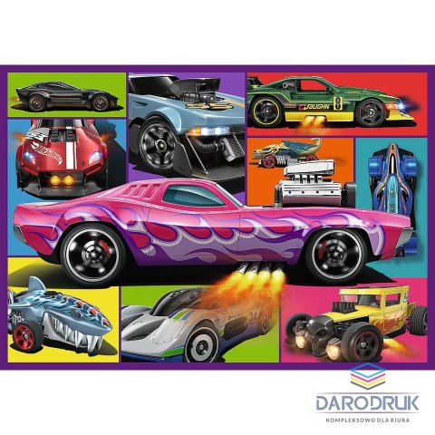 Trefl Puzzle Hot Wheels 4x250 el. Trefl (13312)