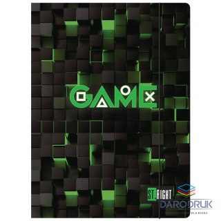 Unipap Teczka kartonowa na gumkę ST.RIGHT Green Game A4 mix Unipap