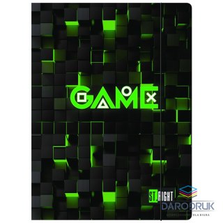 Unipap Teczka kartonowa na gumkę ST.RIGHT Green Game A4 mix Unipap