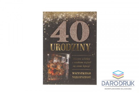 Art Nuvo Kartka składana urodzinowy Art Nuvo (5905771370138)