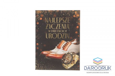 Art Nuvo Kartka składana urodzinowy Art Nuvo (5905771370138)