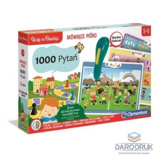 Clementoni Gra edukacyjna Mówiące pióro 1000 pytań Clementoni (CLM50653)