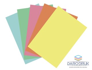 Flamingo Papier ksero A4 pastelowy mix 100k. 80g Flamingo
