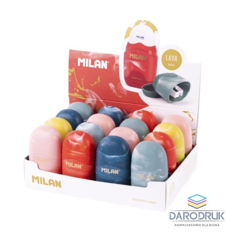 Milan Temperówko-gumka Capsule Lava Milan (4701116LV)