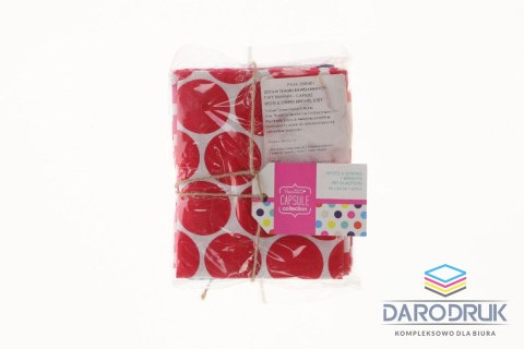 Papiermania Zestaw dekoracyjny zestaw tkanin bawełnianych capsule spots & stripes brights 5szt Papiermania (pma-358401)
